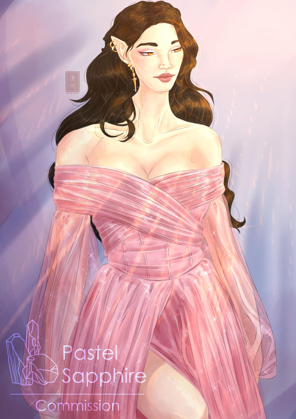 Sylfina (Baldur’s Gate 3 Tav/fan character by @/rosellasweet89 on Twitter)