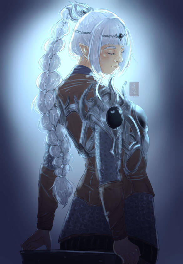 Shadowheart (Baldur’s Gate 3) - half body