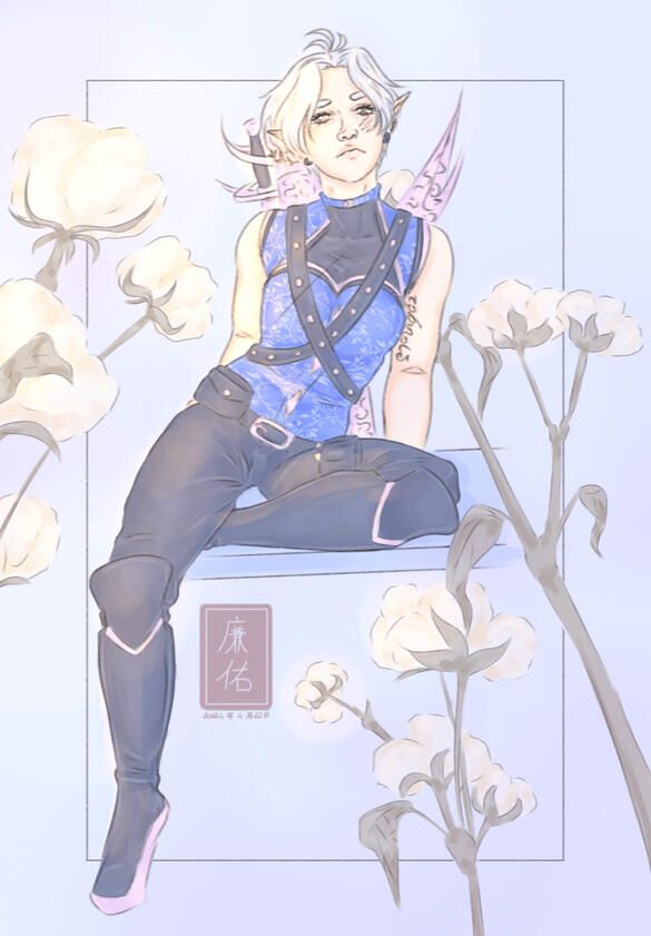 Lumina Liadon (Original DnD character ) - full body